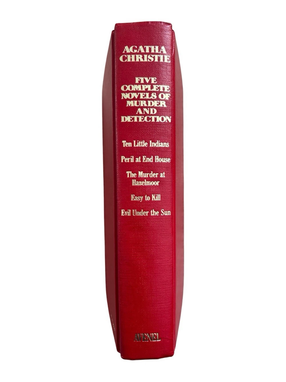 Vintage Agatha Christie Hardcover Omnibus – 5 Complete Novels (Avenel Books)